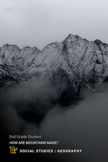 snow covered mountains