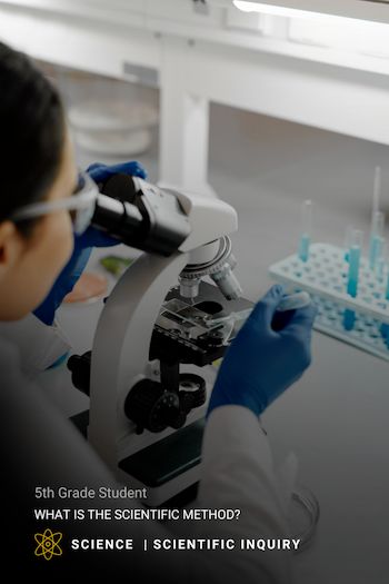 scientist looking through a microscope